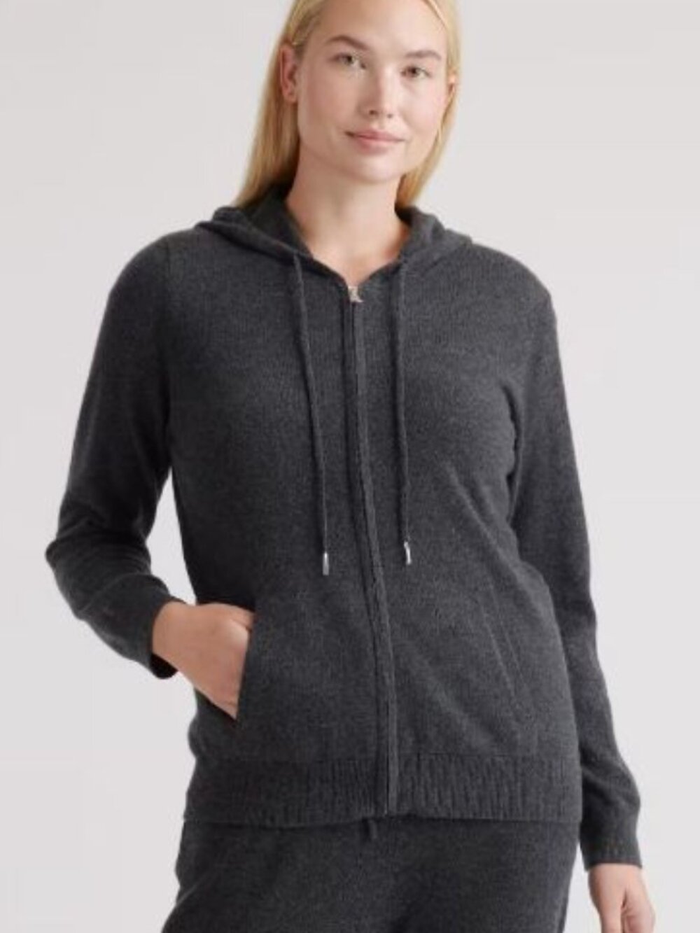 NWT Quince 100% Cashmere Hoodies! XS and Medium. Charcoal Grey 2 4 8 10 12